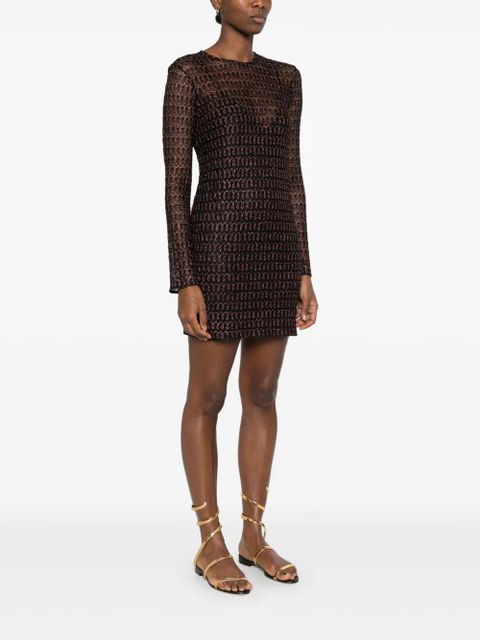 Missoni open-knit mini dress - Black