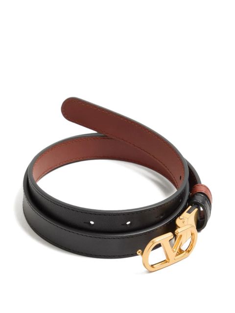 Valentino Garavani V-logo signature reversible belt - Black - zdjęcie produktu nr 2