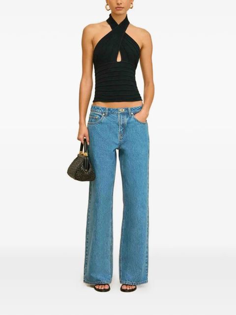 Cult Gaia halterneck ribbed top - Black - zdjęcie produktu nr 2