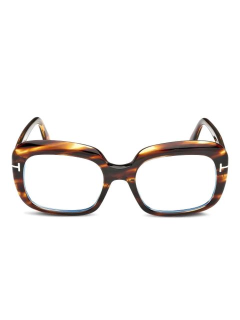 TOM FORD Eyewear square-frame glasses - Brown - zdjęcie produktu nr 1