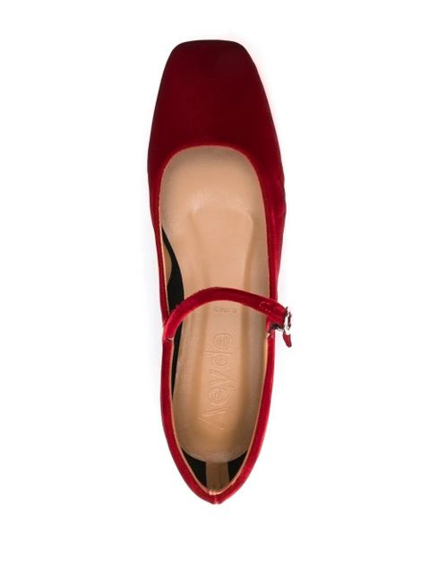 Aeyde Uma ballet flats - Red