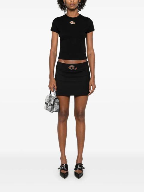 Diesel T-Uncutie-Long-Od T-shirt - Black - zdjęcie produktu nr 2