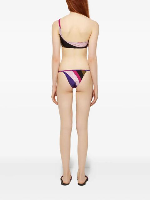 PUCCI print one-shoulder bikini top - Purple