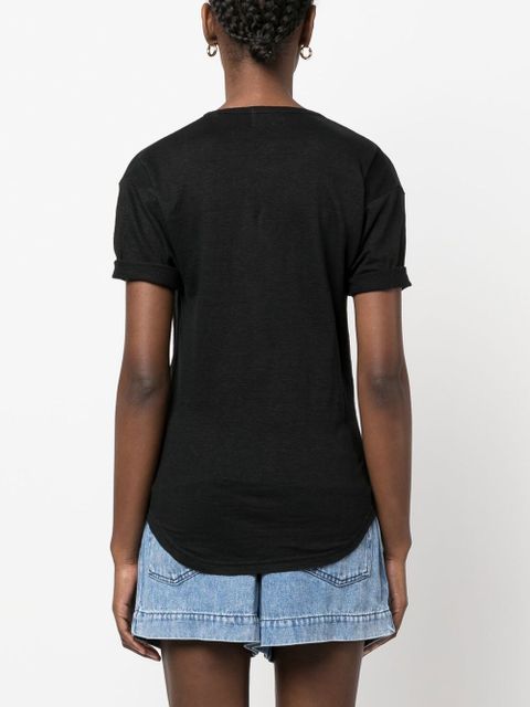 MARANT ÉTOILE Koldi logo T-shirt - Black