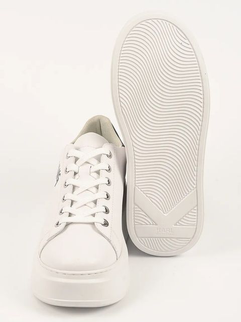 Karl Lagerfeld sneakersy skórzane ANAKAPRI damskie kolor biały KL63512