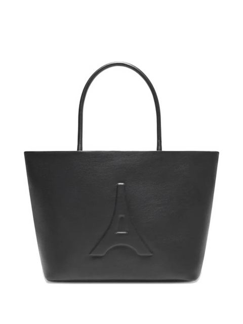 Manière De Voir embossed eiffel tote bag - Black - zdjęcie produktu nr 1
