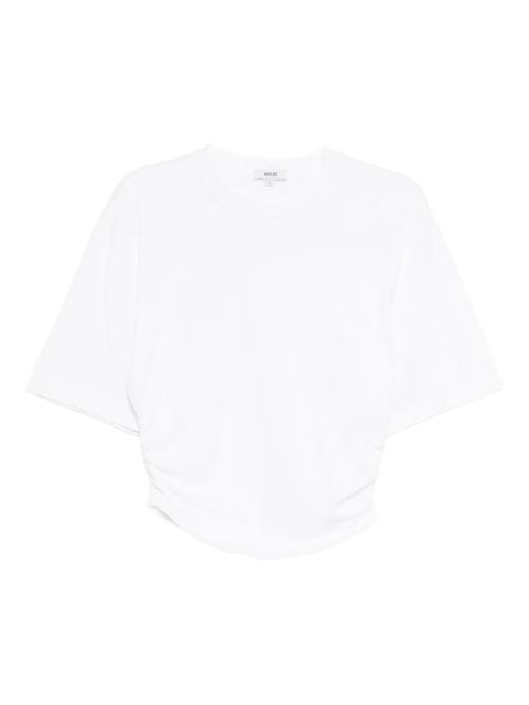 AGOLDE Shari cotton T-shirt - White - zdjęcie produktu nr 1