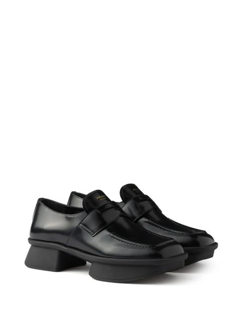 Prada leather loafers - Black - zdjęcie produktu nr 2