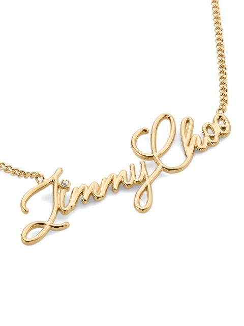 Jimmy Choo Logo Script necklace - Gold - zdjęcie produktu nr 2
