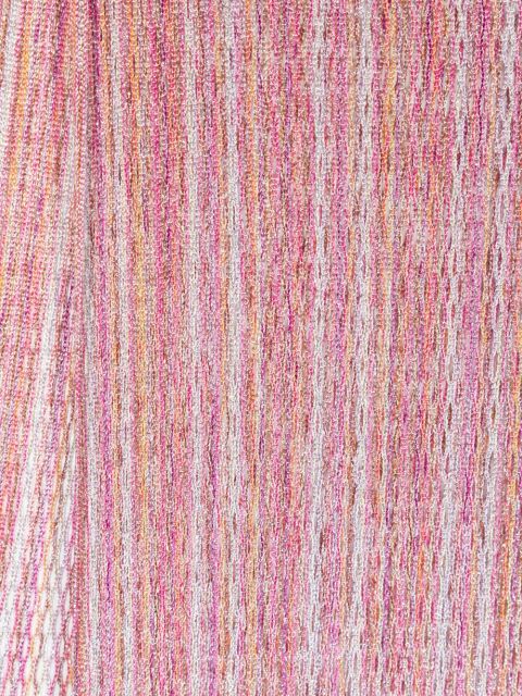 Missoni metallic-thread open-knit scarf - Pink