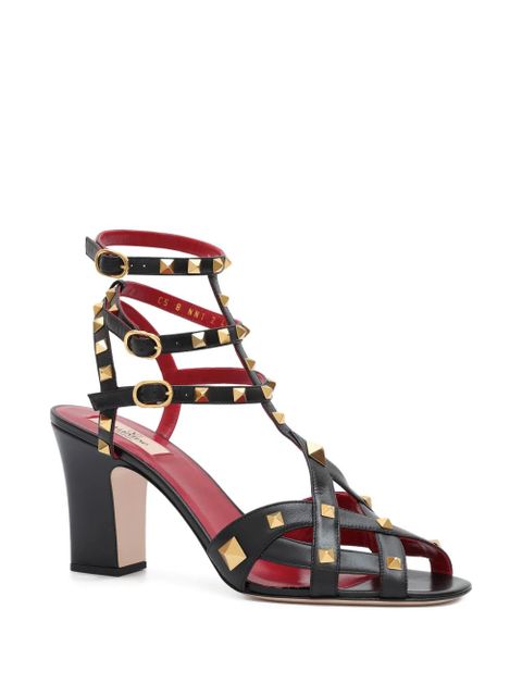Valentino Garavani pyramid stud strap sandals - Black - zdjęcie produktu nr 2
