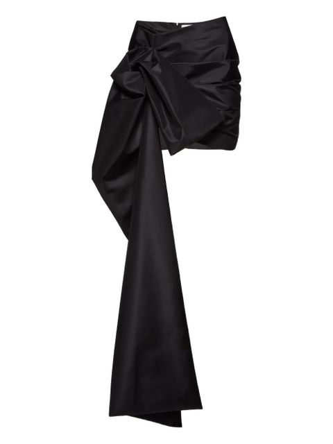 Magda Butrym bow draped mini skirt - Black - zdjęcie produktu nr 1