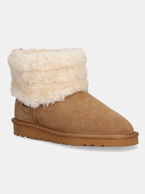 Answear.LAB śniegowce zamszowe kolor brązowy - zdjęcie produktu nr 1