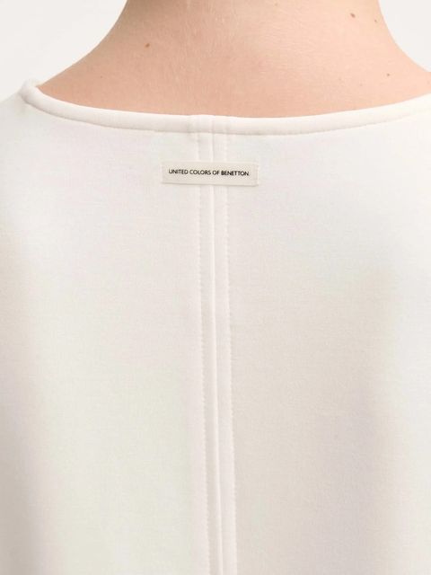 United Colors of Benetton bluza damska kolor beżowy gładka 3QAFD10AU