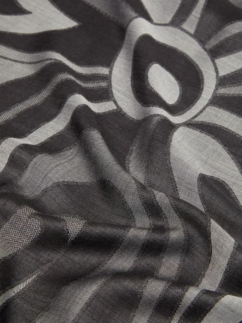 PUCCI Marmo-print jacquard scarf - Grey - zdjęcie produktu nr 1