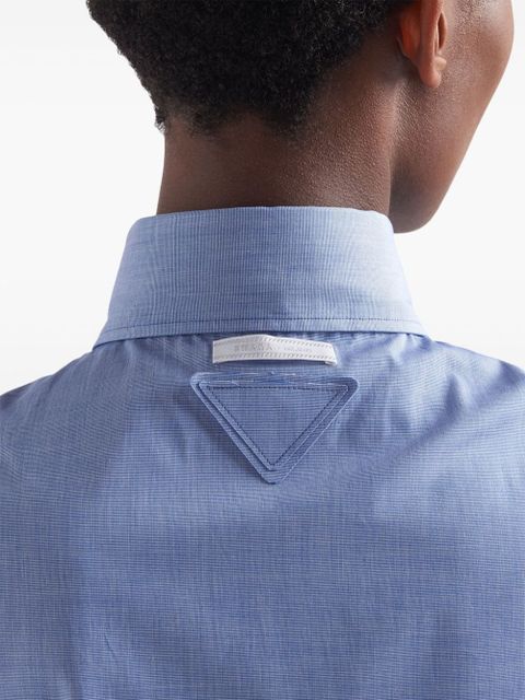Prada short-sleeve cotton shirt - Blue