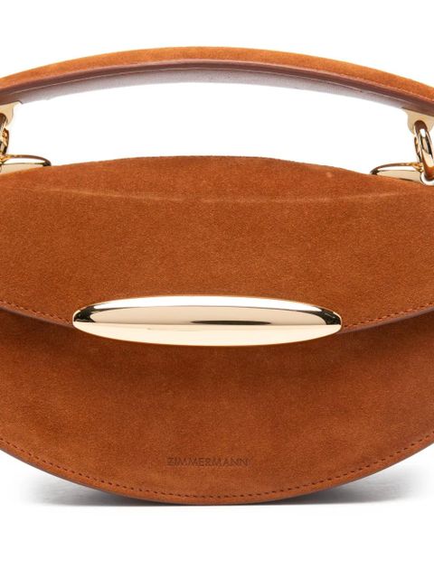 ZIMMERMANN Wavelength top handle chain tote bag - Brown