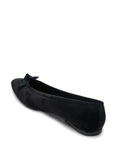 Loro Piana bow detail ballerina flats - Black