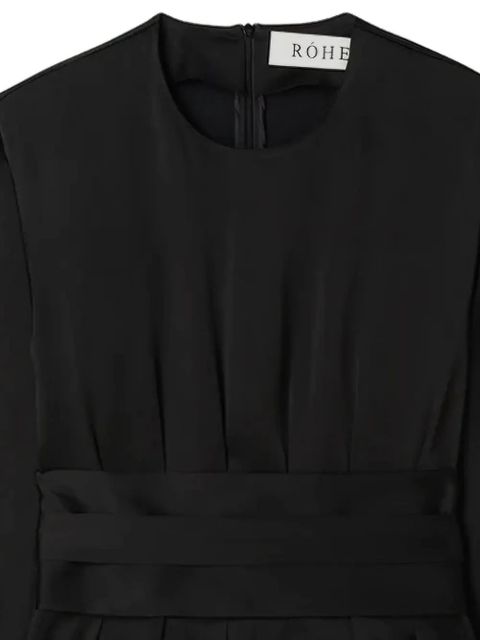 Róhe pleated belted top - 1 BLACK - zdjęcie produktu nr 2