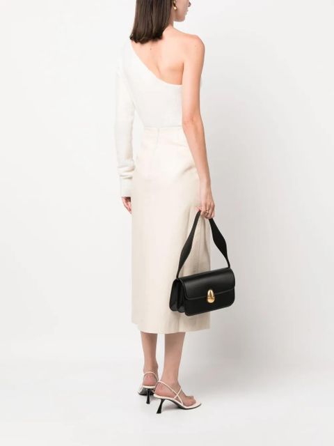 NEOUS polished-finish shoulder bag - Black - zdjęcie produktu nr 2