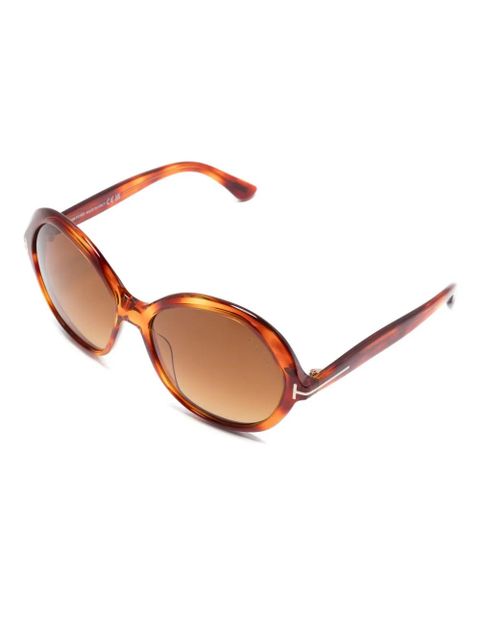 TOM FORD Eyewear round-frame sunglasses - Brown - zdjęcie produktu nr 2