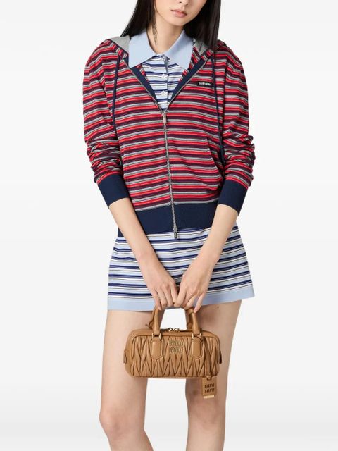 Miu Miu striped hoodie - Red - zdjęcie produktu nr 2