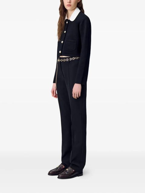 Claudie Pierlot centre-crease trousers - Black