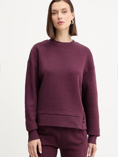 Patrizia Pepe bluza bawełniana damska kolor bordowy z aplikacją 2M4494 J079 - zdjęcie produktu nr 1