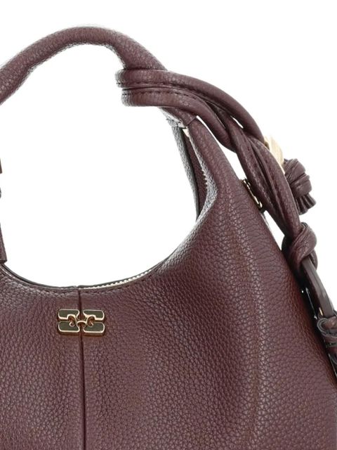 GANNI knot-detail tote bag - Brown - zdjęcie produktu nr 2