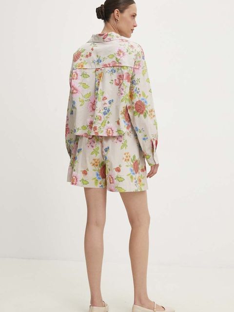 Answear.LAB komplet bawełniany kolor beżowy