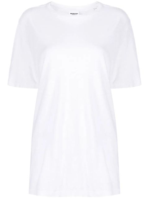 MARANT ÉTOILE Zewel linen T-shirt - White - zdjęcie produktu nr 1