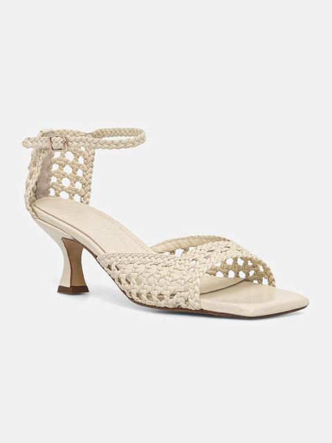 Souliers Martinez sandały na niskim obcasie skórzane VERONICA - zdjęcie produktu nr 1