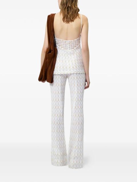 Missoni zigzag-patterned top - White