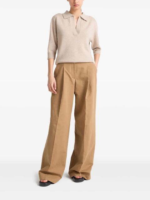 Yves Salomon pleated trousers - Neutrals - zdjęcie produktu nr 2