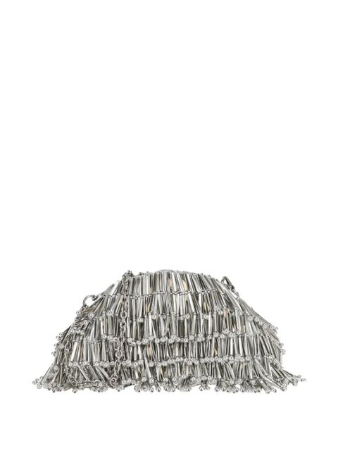 Cult Gaia nano Jaala beaded clutch bag - Silver - zdjęcie produktu nr 1