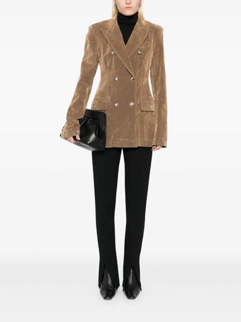 Max Mara Flocked blazer - Brown