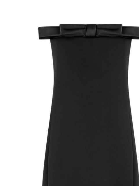 TOM FORD bow-detail strapless maxi dress - Black - zdjęcie produktu nr 2