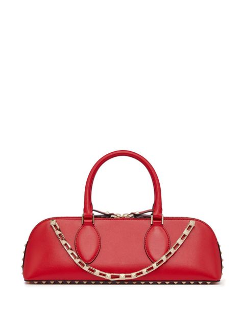 Valentino Garavani Rockstud E/W leather handbag - Red