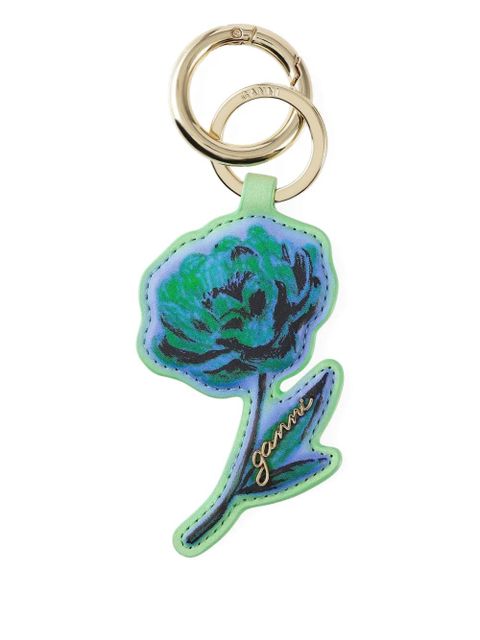 GANNI Flower keyring - Blue - zdjęcie produktu nr 1