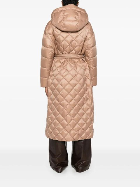 Max Mara hooded quilted coat - Neutrals