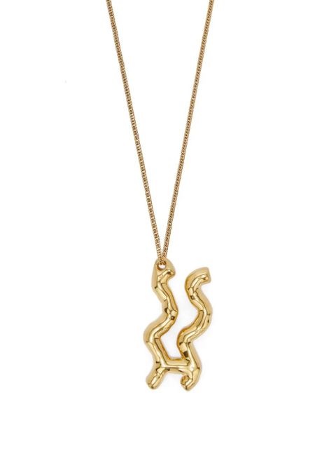 Jil Sander zodiac-sign pendant necklace - Gold - zdjęcie produktu nr 2