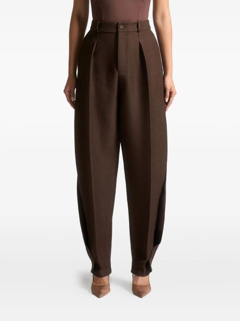 Manière De Voir Sophie twist-detail tailored trousers - Brown - zdjęcie produktu nr 1
