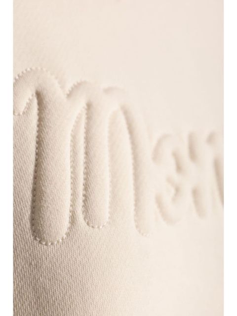 Moncler logo-patch sweatshirt - Neutrals