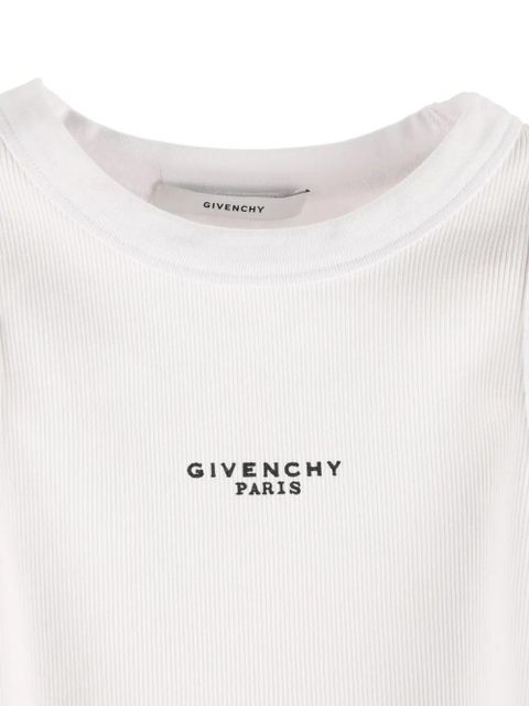 Givenchy logo tank top - White