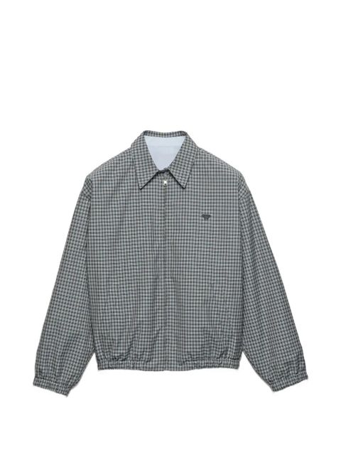 Prada checked poplin jacket - Grey - zdjęcie produktu nr 1