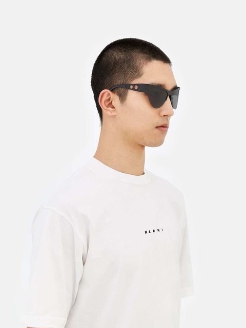 Marni okulary przeciwsłoneczne Mauna Lola kolor czarny EYMRN00029 004 GV2