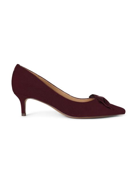 Lauren Ralph Lauren szpilki zamszowe Adrienne Bow - zdjęcie produktu nr 2