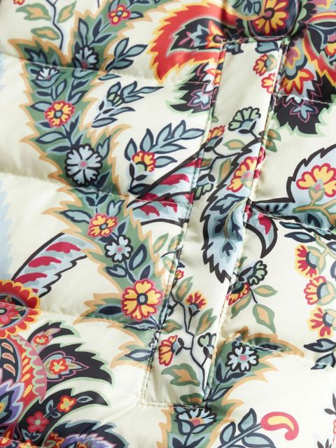 ETRO paisley-print down puffer jacket - Neutrals