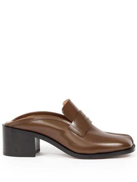 Maison Margiela 55mm Tabi City mules - Brown - zdjęcie produktu nr 1