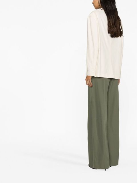 Prada double-breasted button blazer - Neutrals